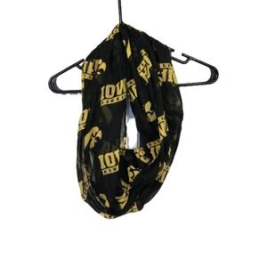 University of Iowa HAWKEYES Sheer Infinity‎ Scarf Yellow & Black